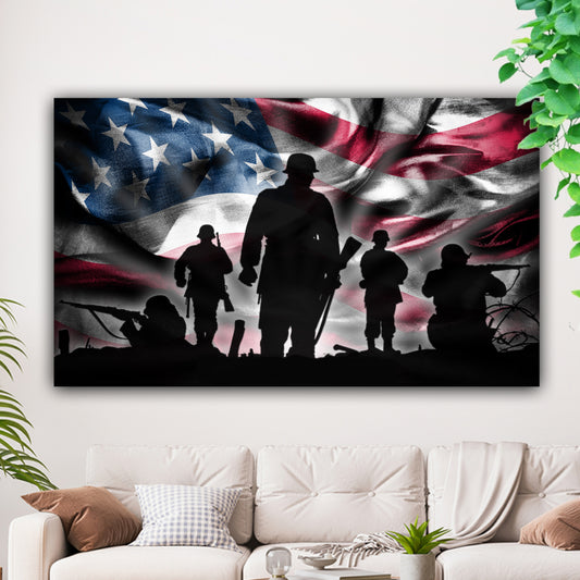 Patriotic American Soldier Art
