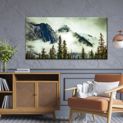 Banff National Park Elegance Canvas Wall Art