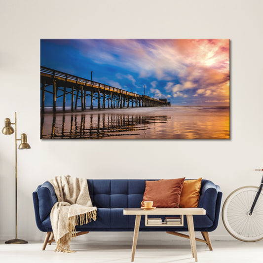 Ocean Horizon Escape Canvas Wall Art