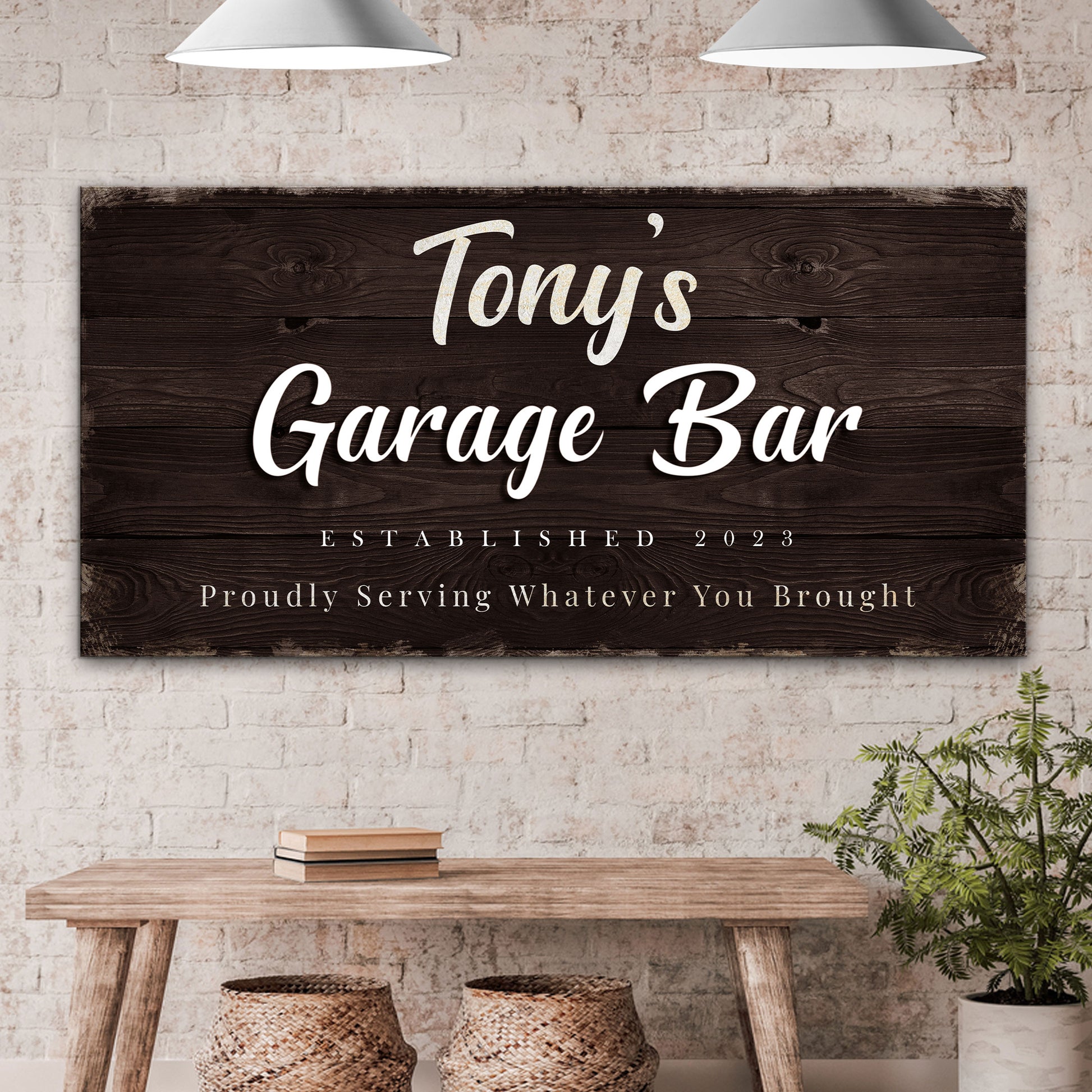 Garage Bar Sign - Craft Canvases