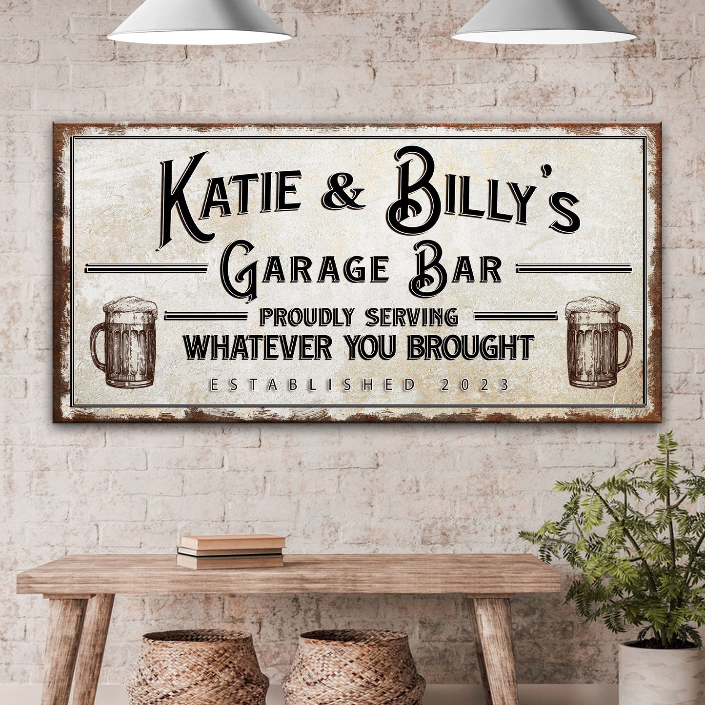 Garage Bar Sign - Craft Canvases