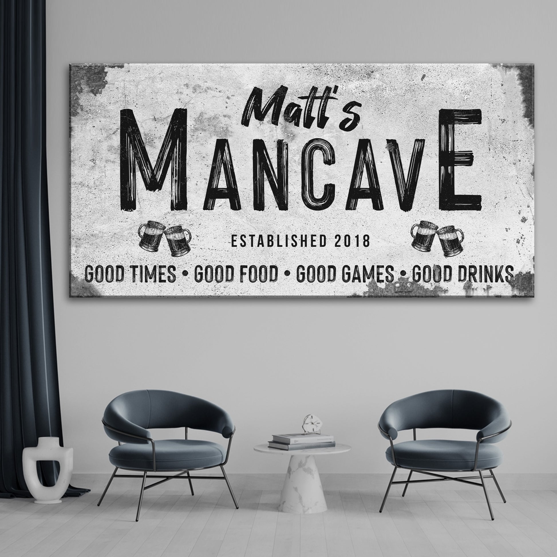 Good Times Man Cave Sign