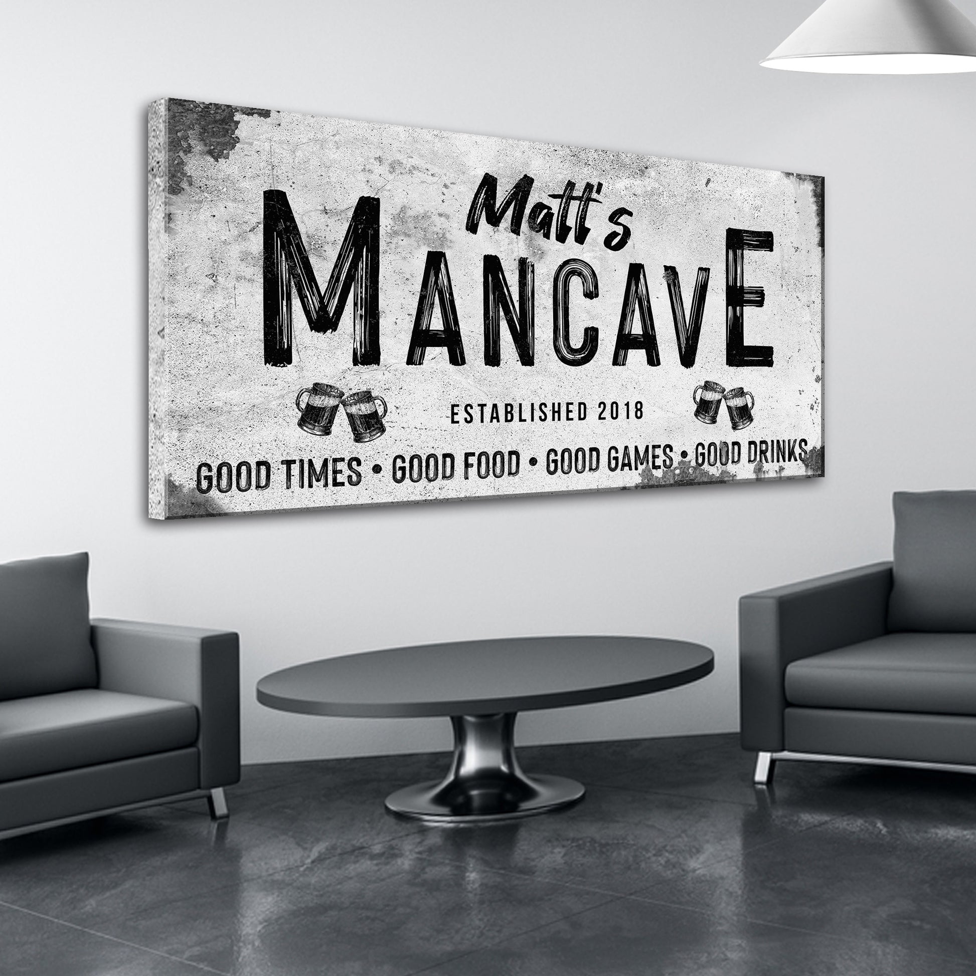 Good Times Man Cave Sign