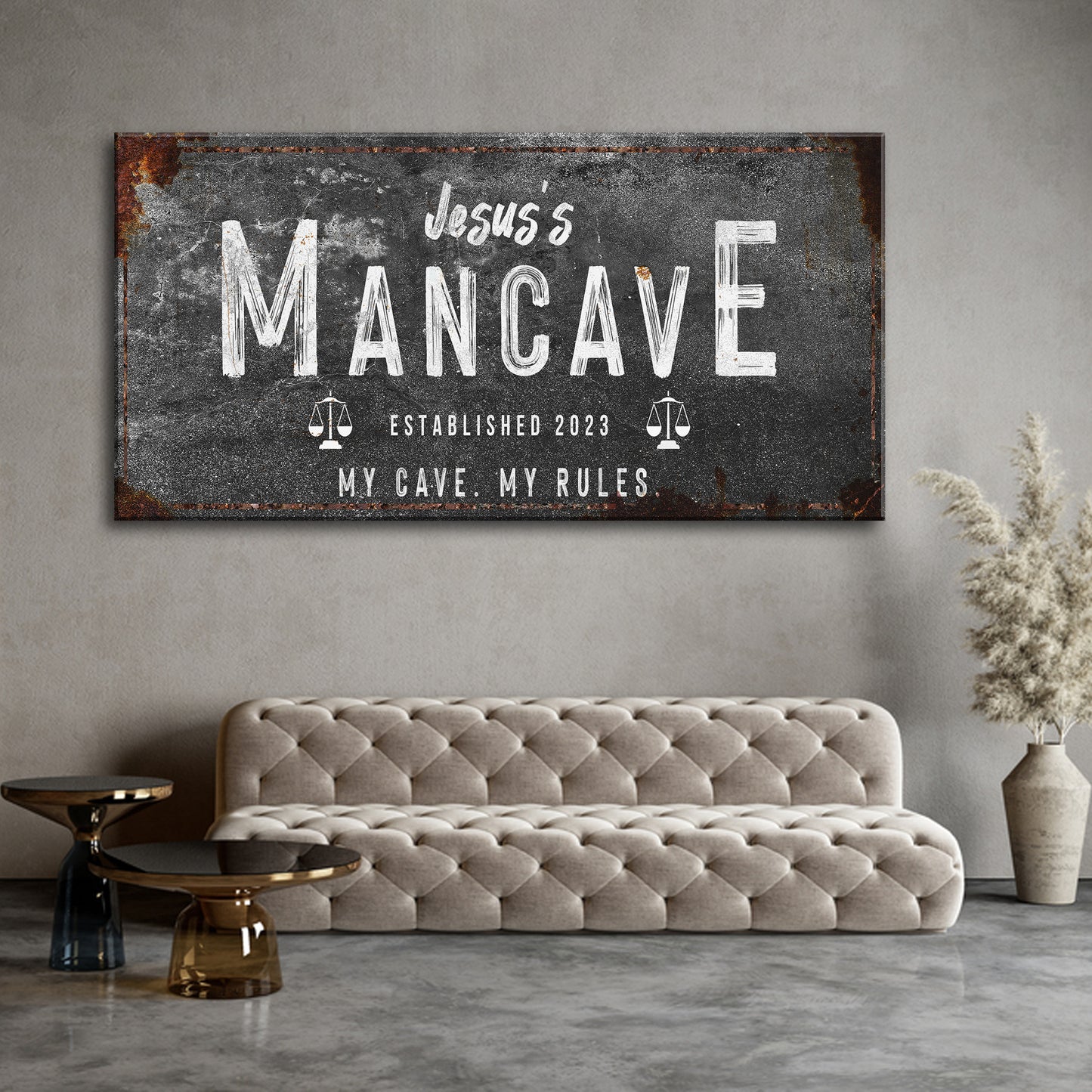 Good Times Man Cave Sign