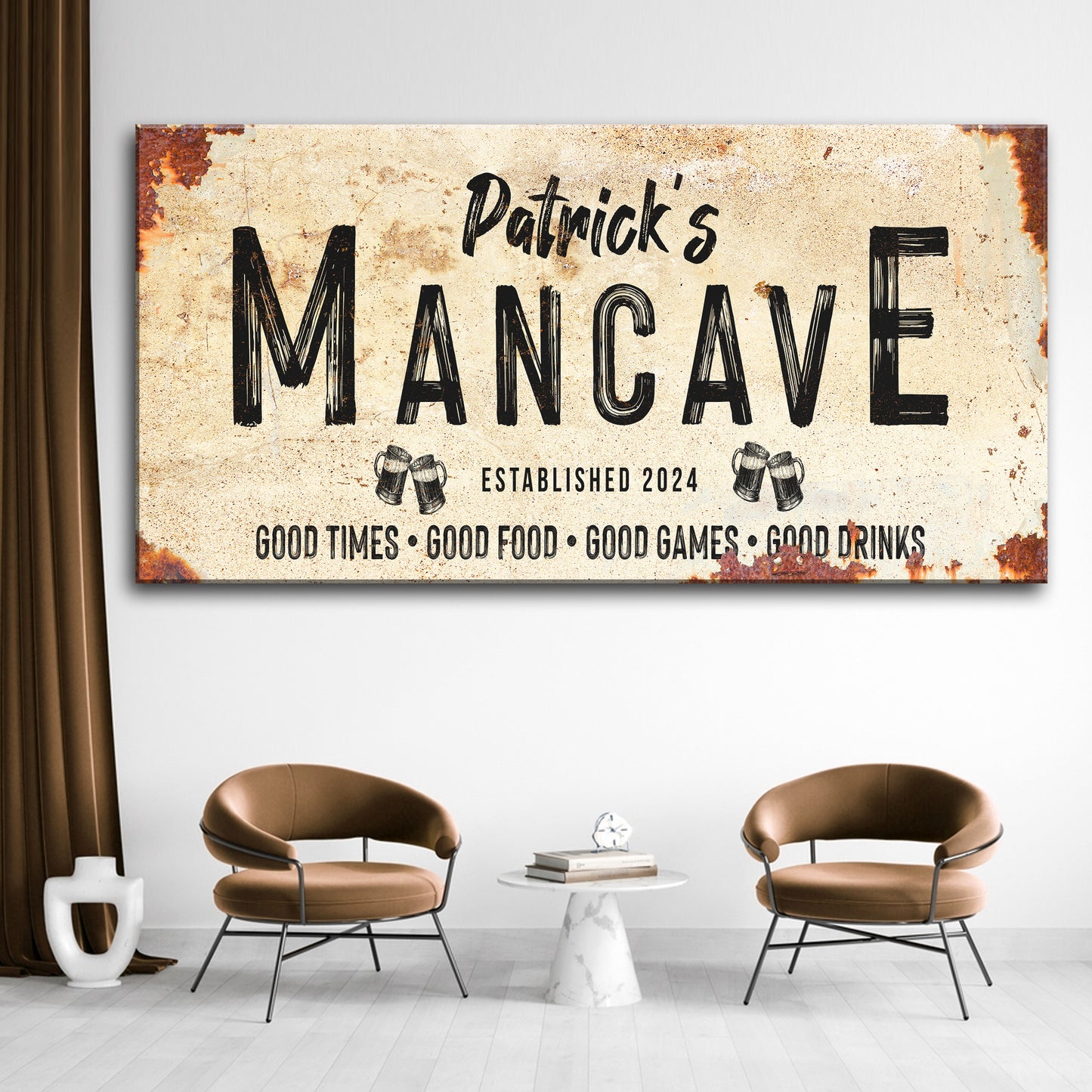 Good Times Man Cave Sign