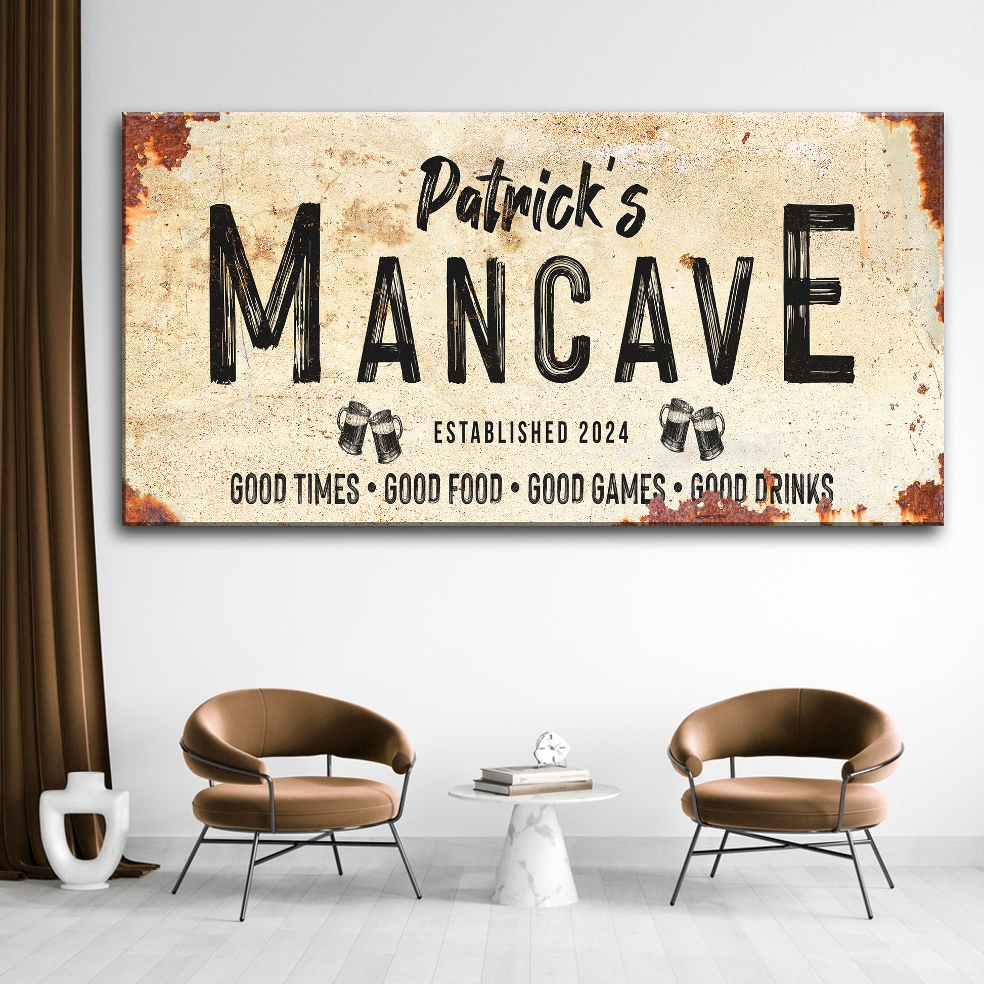 Good Times Man Cave Sign