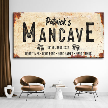 Good Times Man Cave Sign