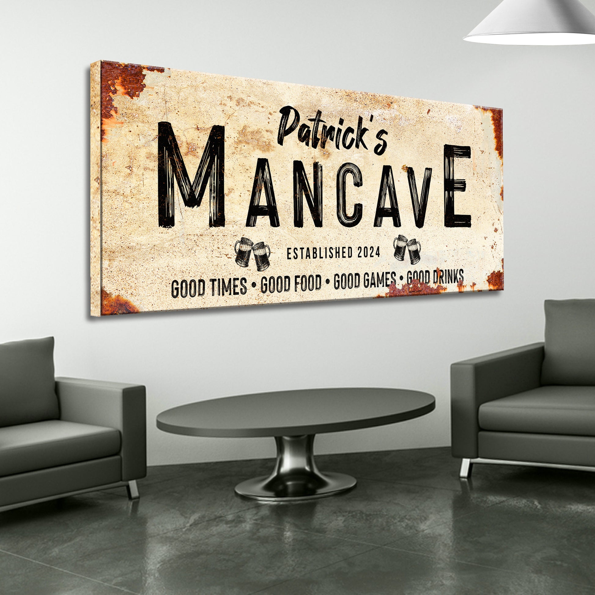 Good Times Man Cave Sign