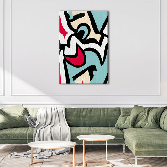 Graffiti Abstracts Wall Art on Canvas