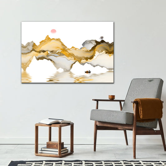 Abstract Alpine Beauty Wall Art on Canvas