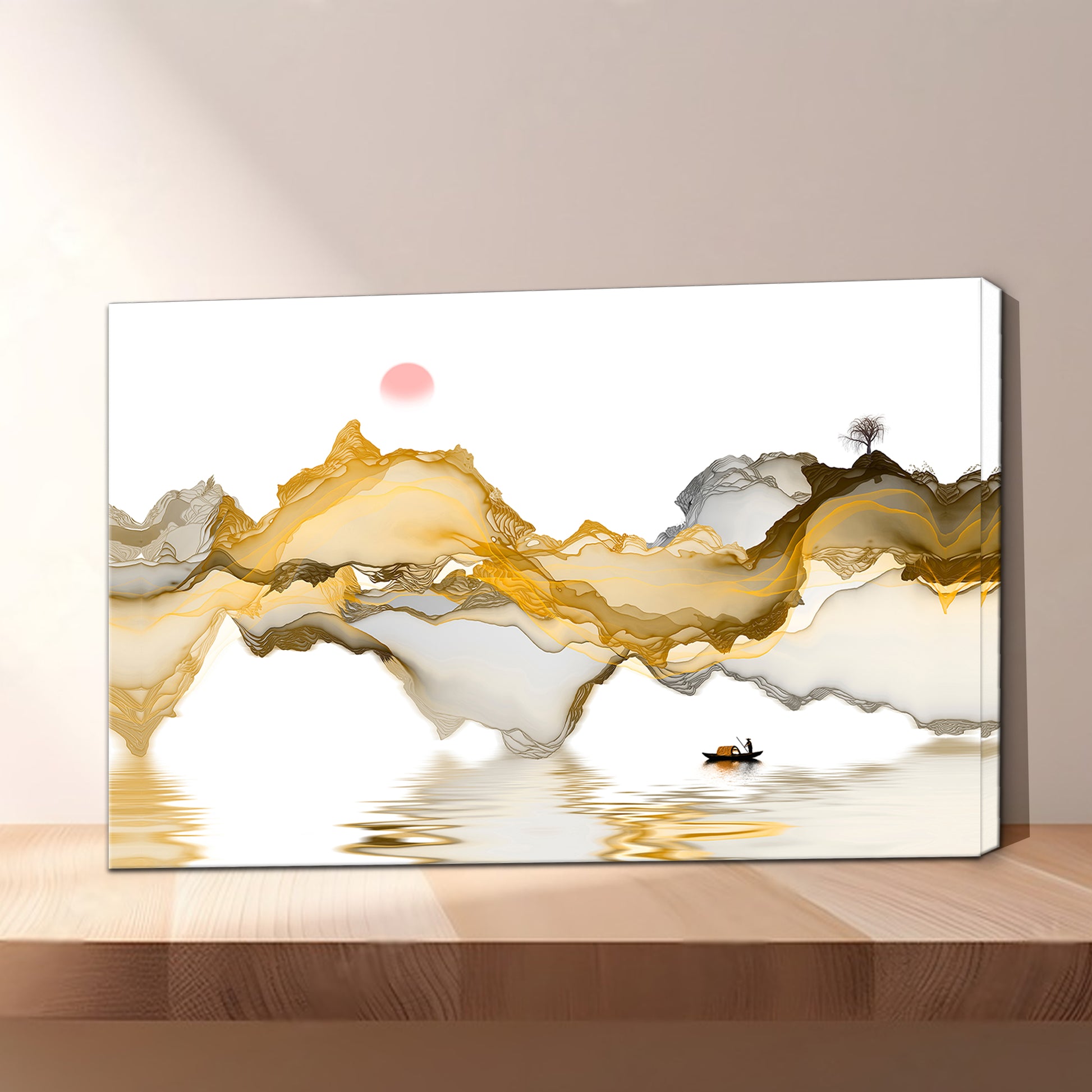 Abstract Alpine Beauty Wall Art on Canvas