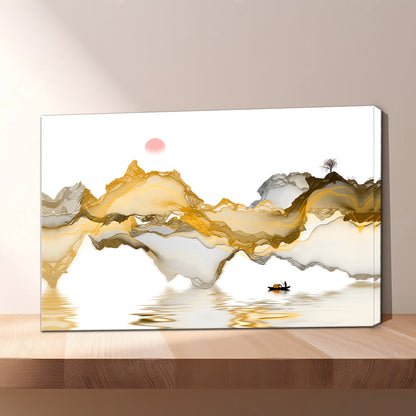 Abstract Alpine Beauty Wall Art on Canvas