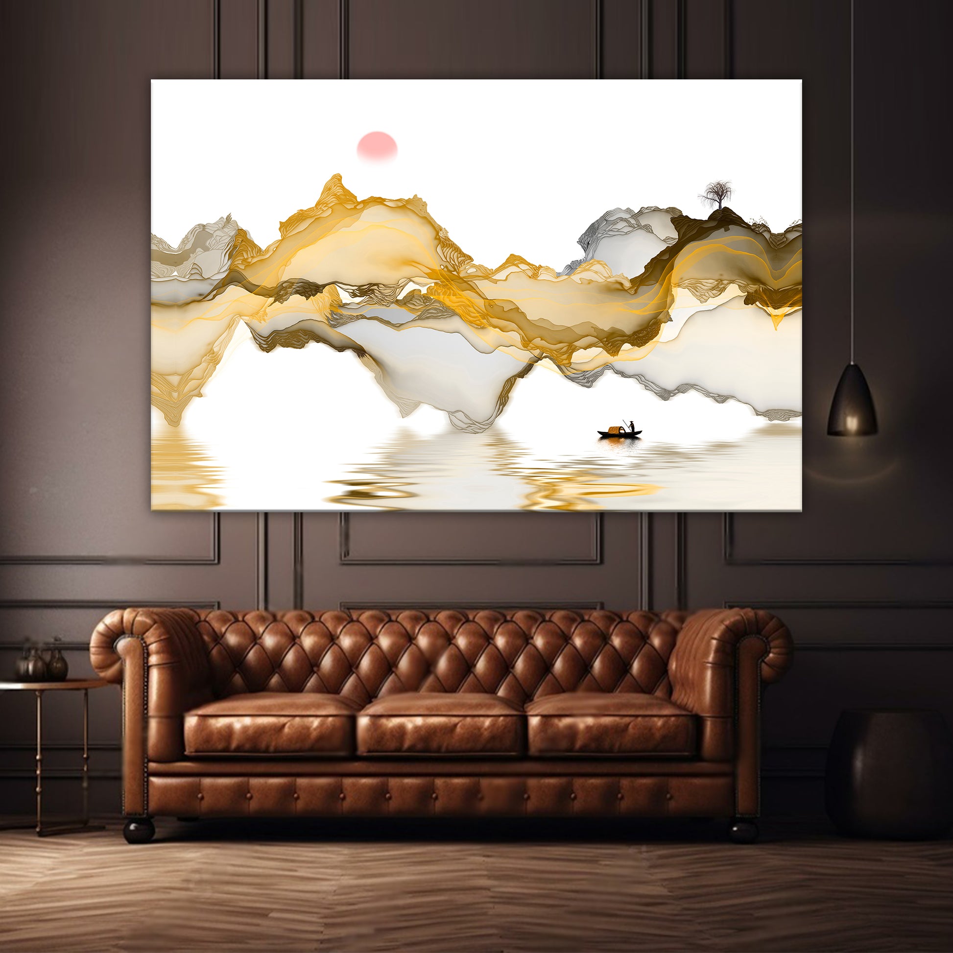 Abstract Alpine Beauty Wall Art on Canvas