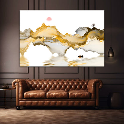 Abstract Alpine Beauty Wall Art on Canvas
