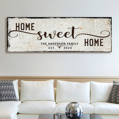 Home Sweet Home Sign - Craft Canvases