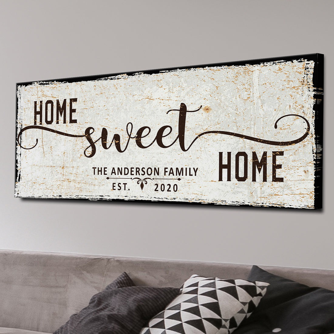 Home Sweet Home Sign - Craft Canvases