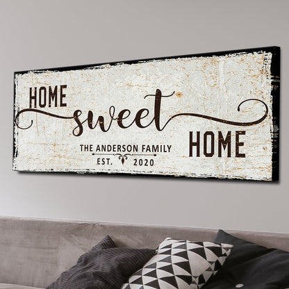 Home Sweet Home Sign - Craft Canvases
