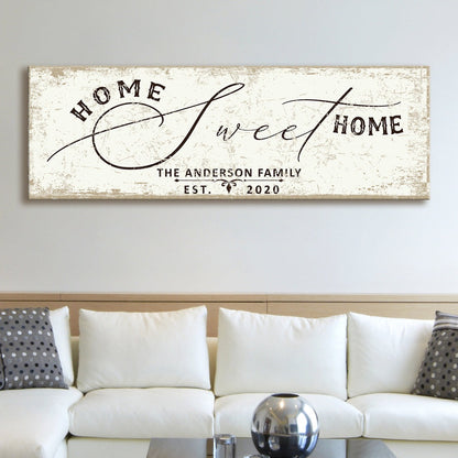 Home Sweet Home Sign - Craft Canvases