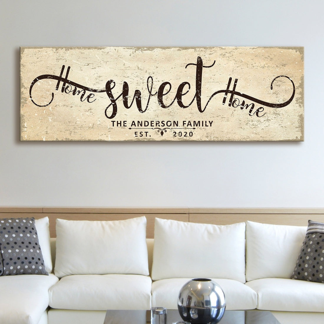 Home Sweet Home Sign - Craft Canvases