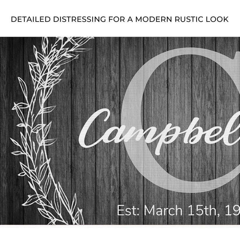 Family Monogram Sign