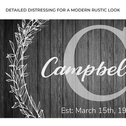 Family Monogram Sign