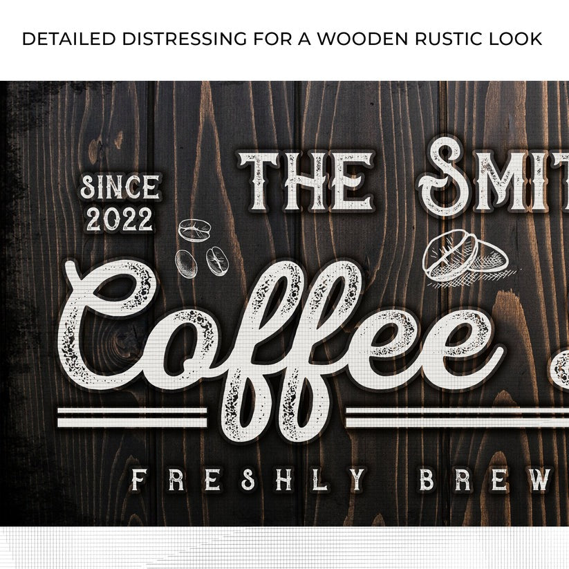 Family Coffee Bar Sign