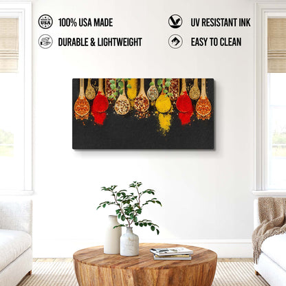 spice palette colorful herbs and spicesSpice Palette Colorful Herbs and Spices