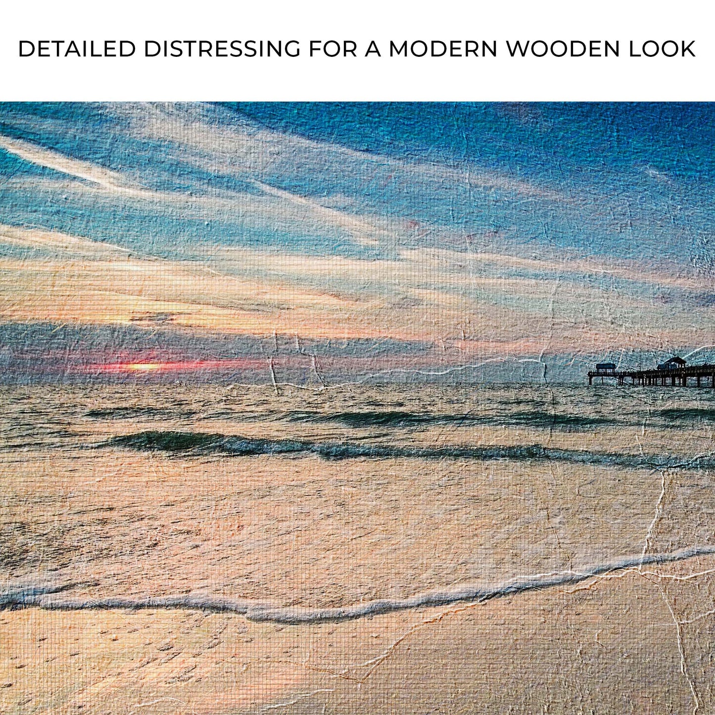 Pier 60 Skies Cloudy Pier 60 Canvas Wall Art