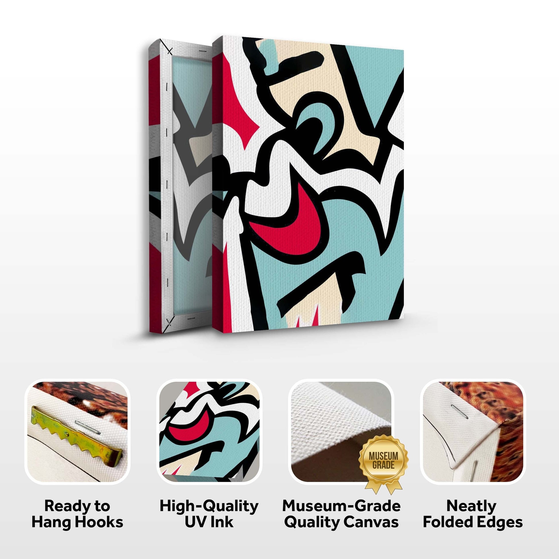 Graffiti Abstracts Wall Art on Canvas