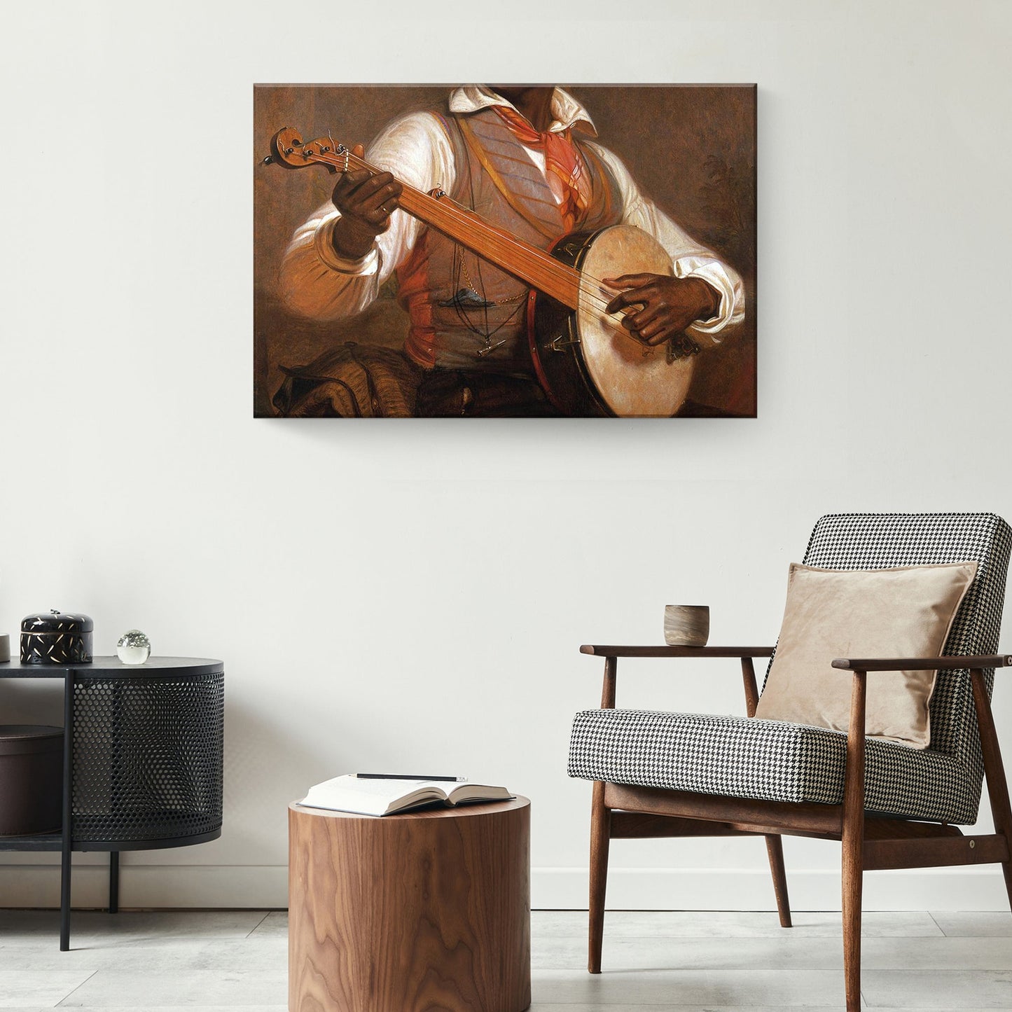 Banjo Serenity Rustic Canvas Wall Art