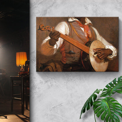 Banjo Serenity Rustic Canvas Wall Art