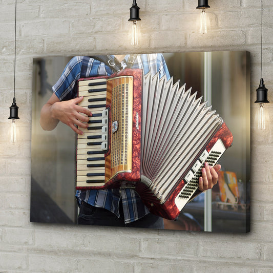 Canvas Wall Decor with a Modern Accordion Aesthetic