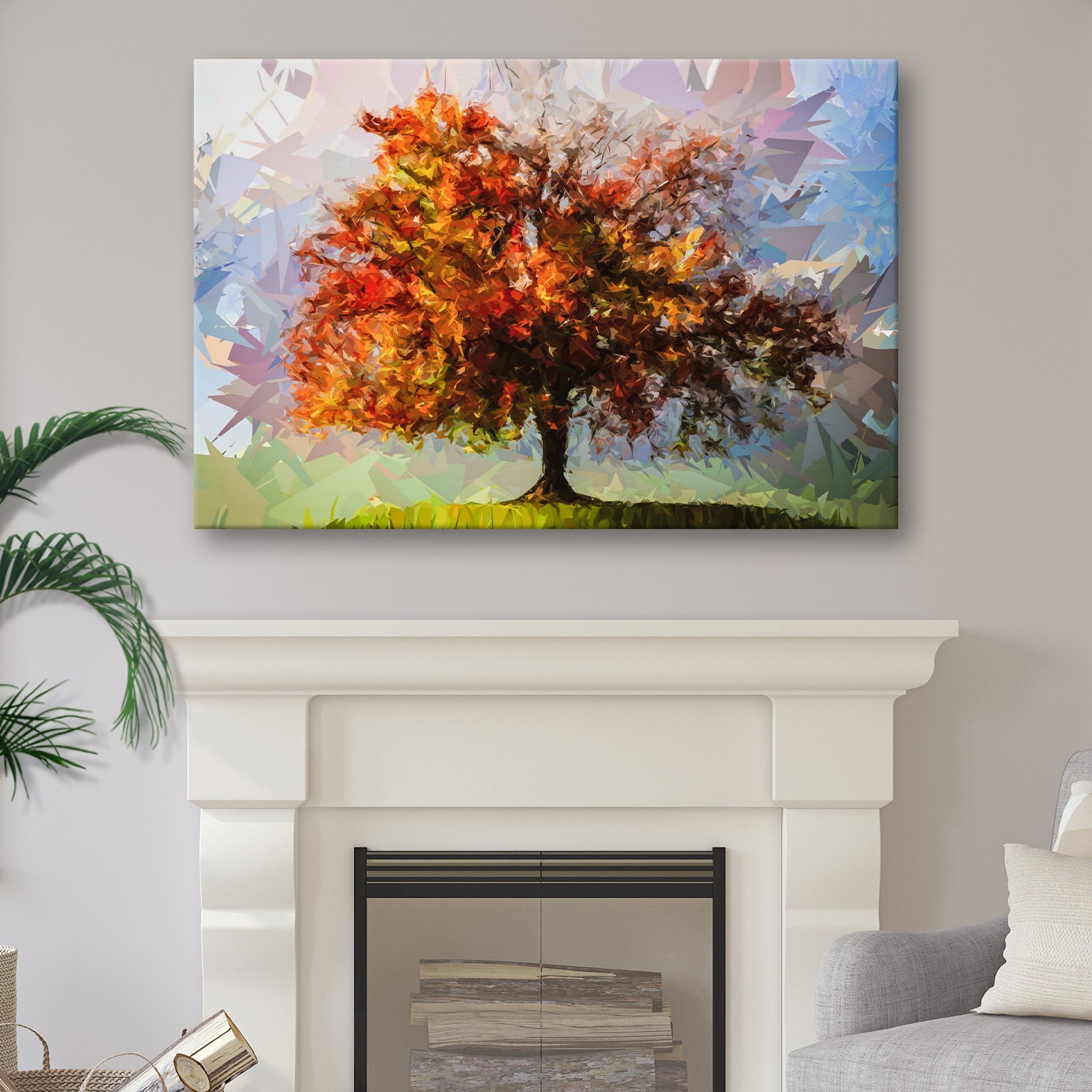 Dreamscape Palette Color Of Dreams Tree Canvas Wall Art