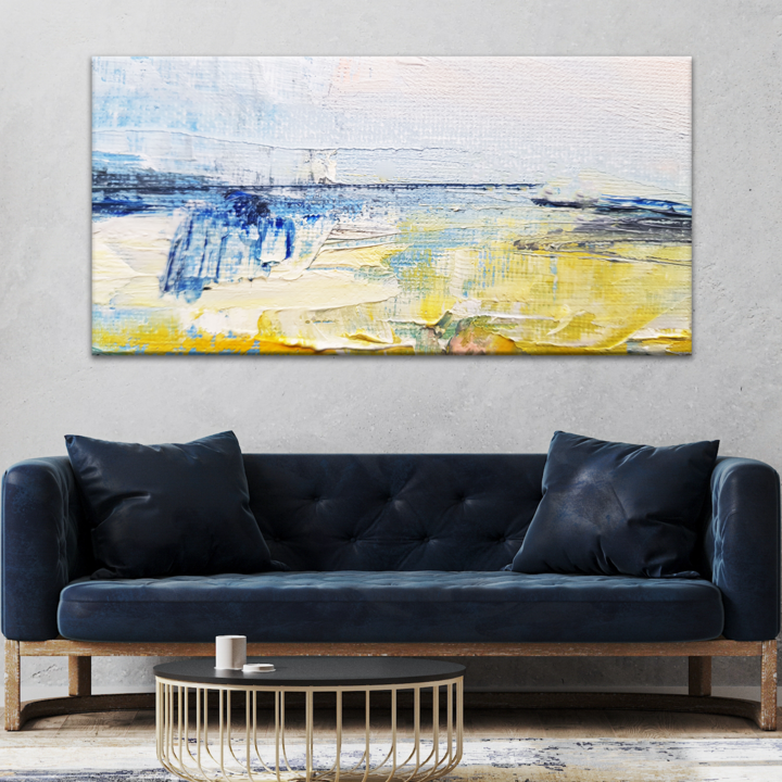 Chromatic Abstraction Color Palette Canvas Wall Art