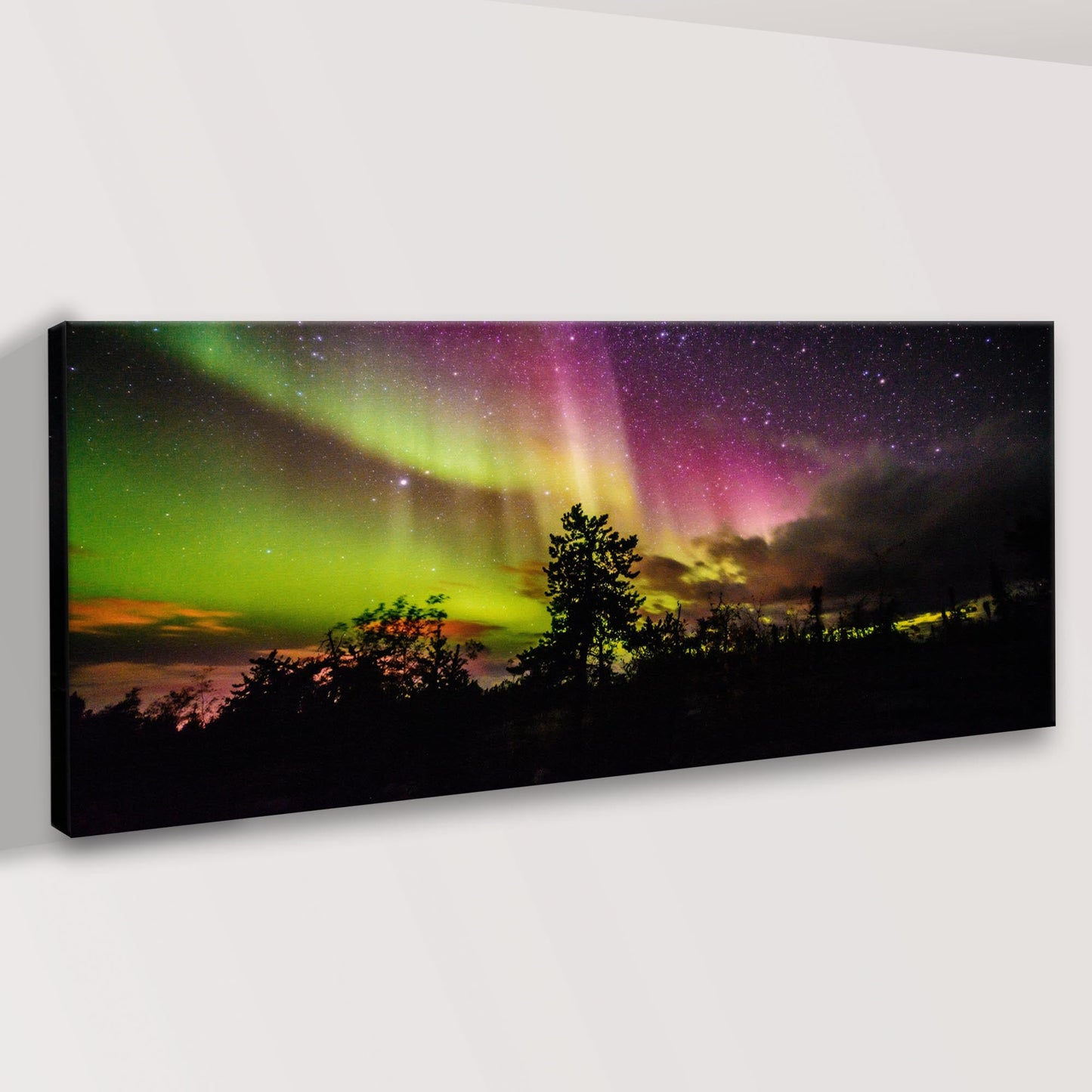 Aurora Borealis Magic  Canvas Wall Art