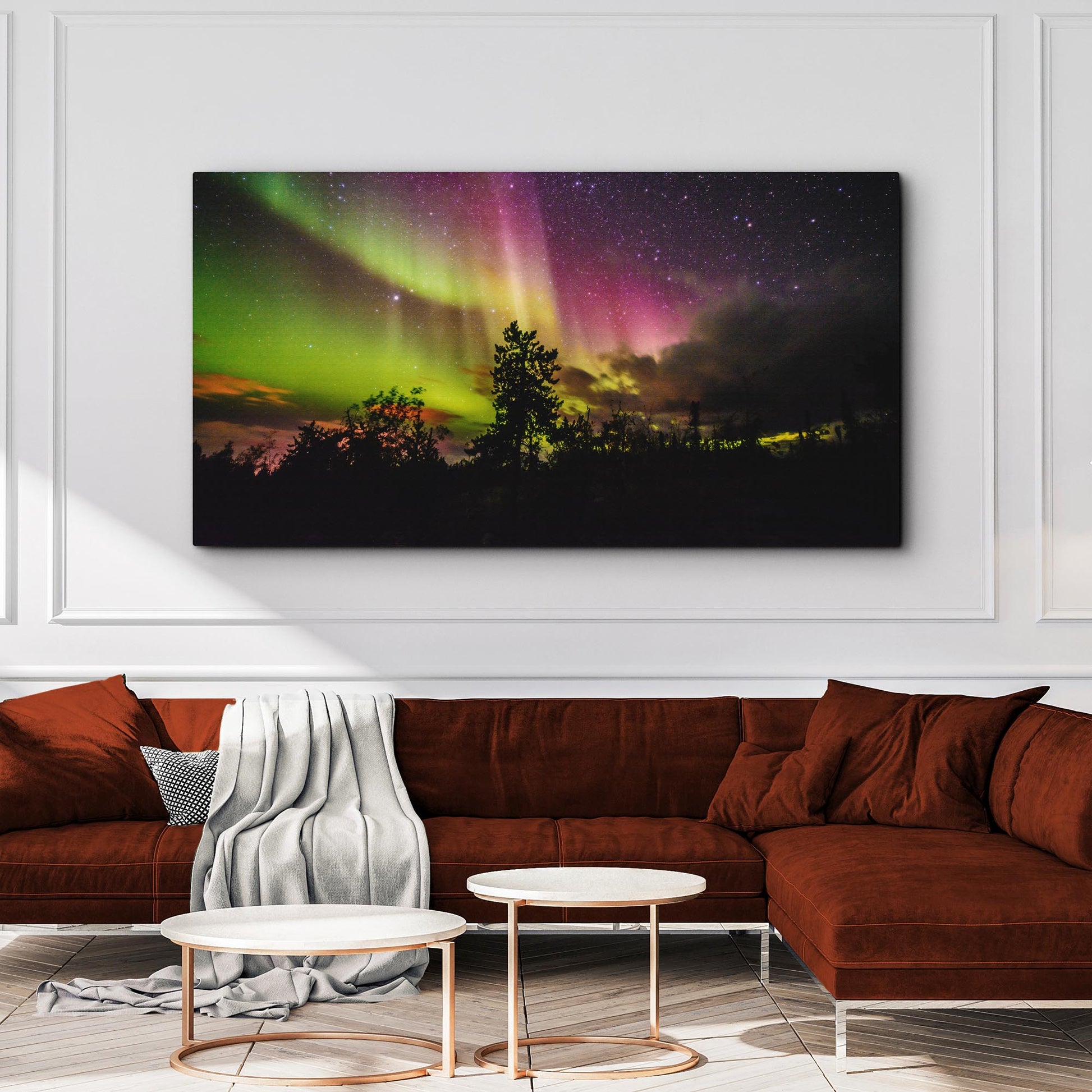 Aurora Borealis Magic  Canvas Wall Art
