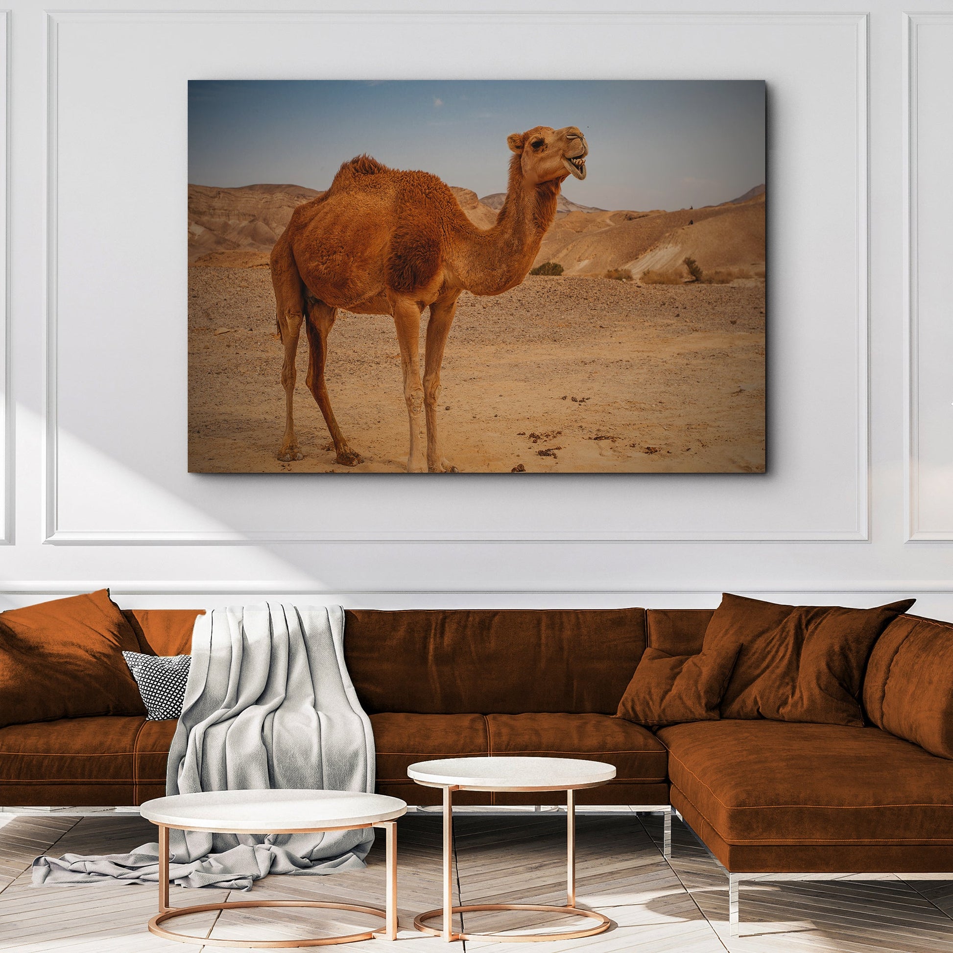Arabian Camel's Grace on Canvas Wall Art