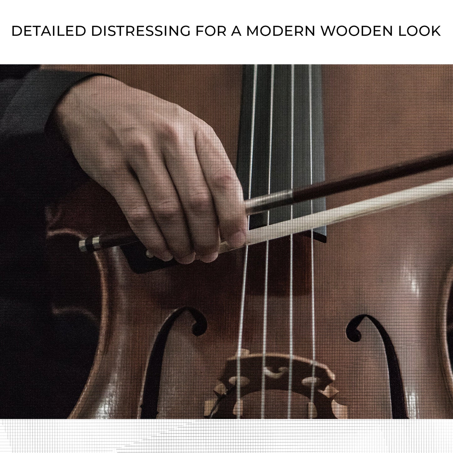 Melodic Mastery Cello Playing Canvas Wall Art