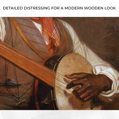 Banjo Serenity Rustic Canvas Wall Art