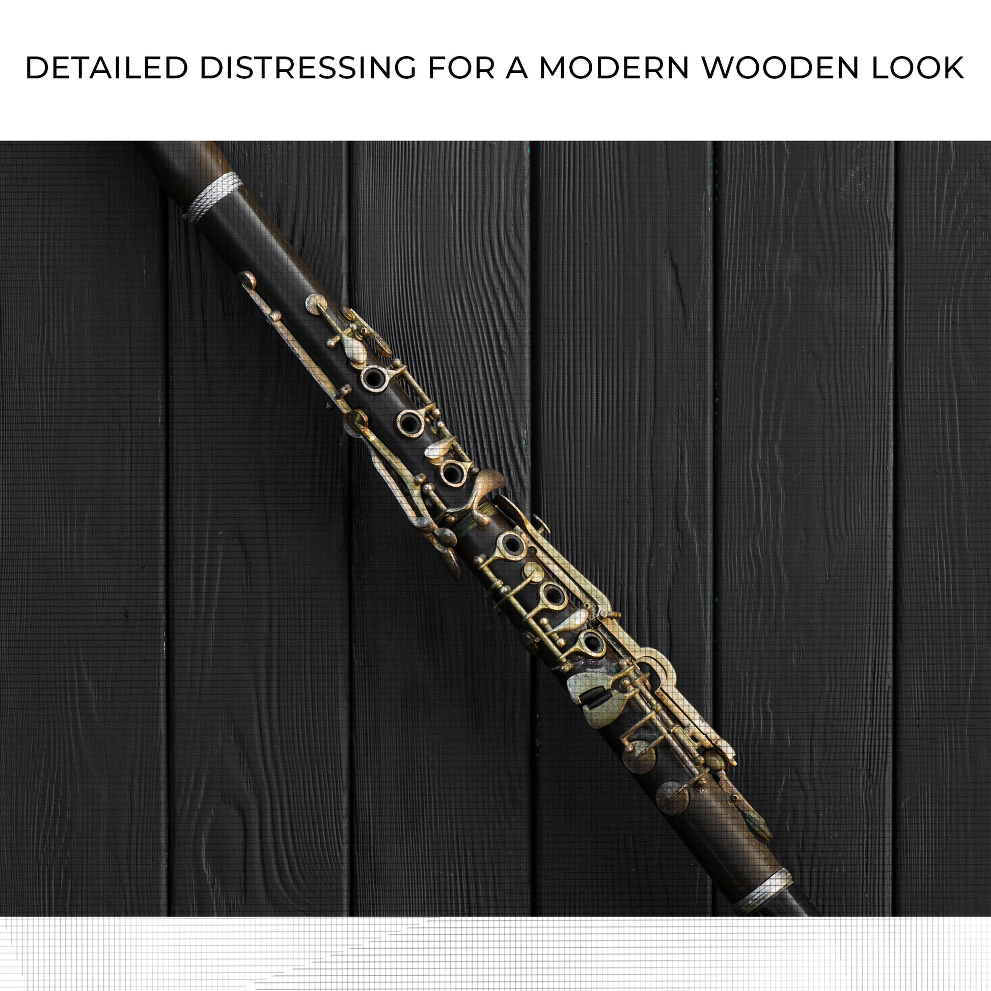 Modern Harmonies Clarinet Modern Canvas Wall Art