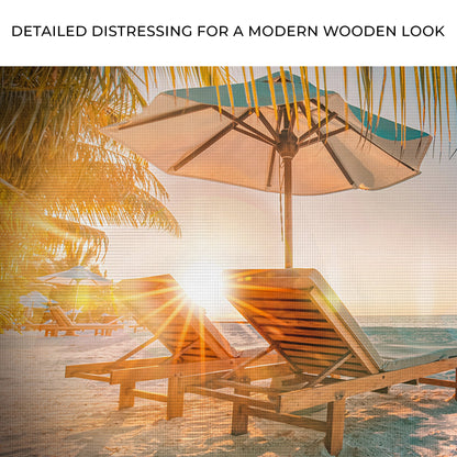 Beachside Relaxation Canvas Wall Art II