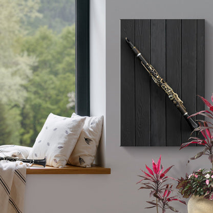 Modern Harmonies Clarinet Modern Canvas Wall Art