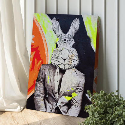 Artistic Abstraction of Rabbit's Head