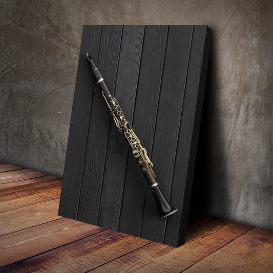 Modern Harmonies Clarinet Modern Canvas Wall Art