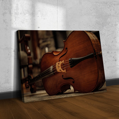Modern Symphony Cello Modern Canvas Wall Art