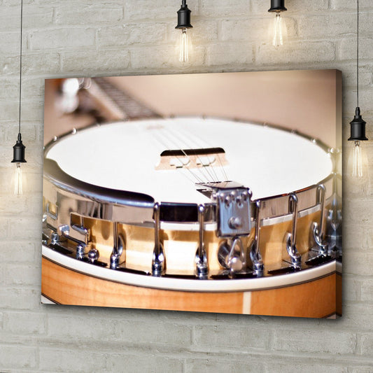 Banjo Harmony Modern Canvas Wall Art