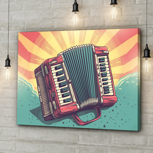 Vintage Vibes Retro Accordion Wall Décor